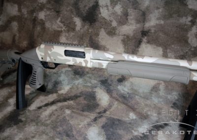 H&R Pardner shotgun in desert camo