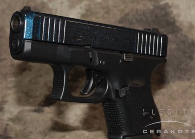 Glock 26 in Socom Blue and Cerakote FX Liberty