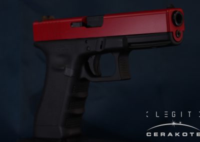 Ruby Red slide on Glock 17