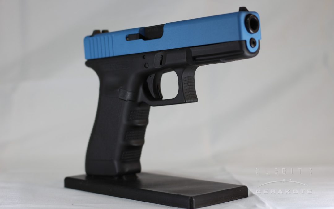 Patriot Blue slide on Glock 17
