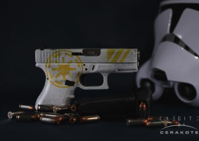 Glock 30 in Clone Commander themed custom Cerakote
